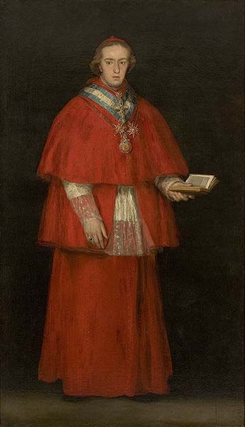 Portrait of Cardinal Luis Maria de Borbon y Vallabriga